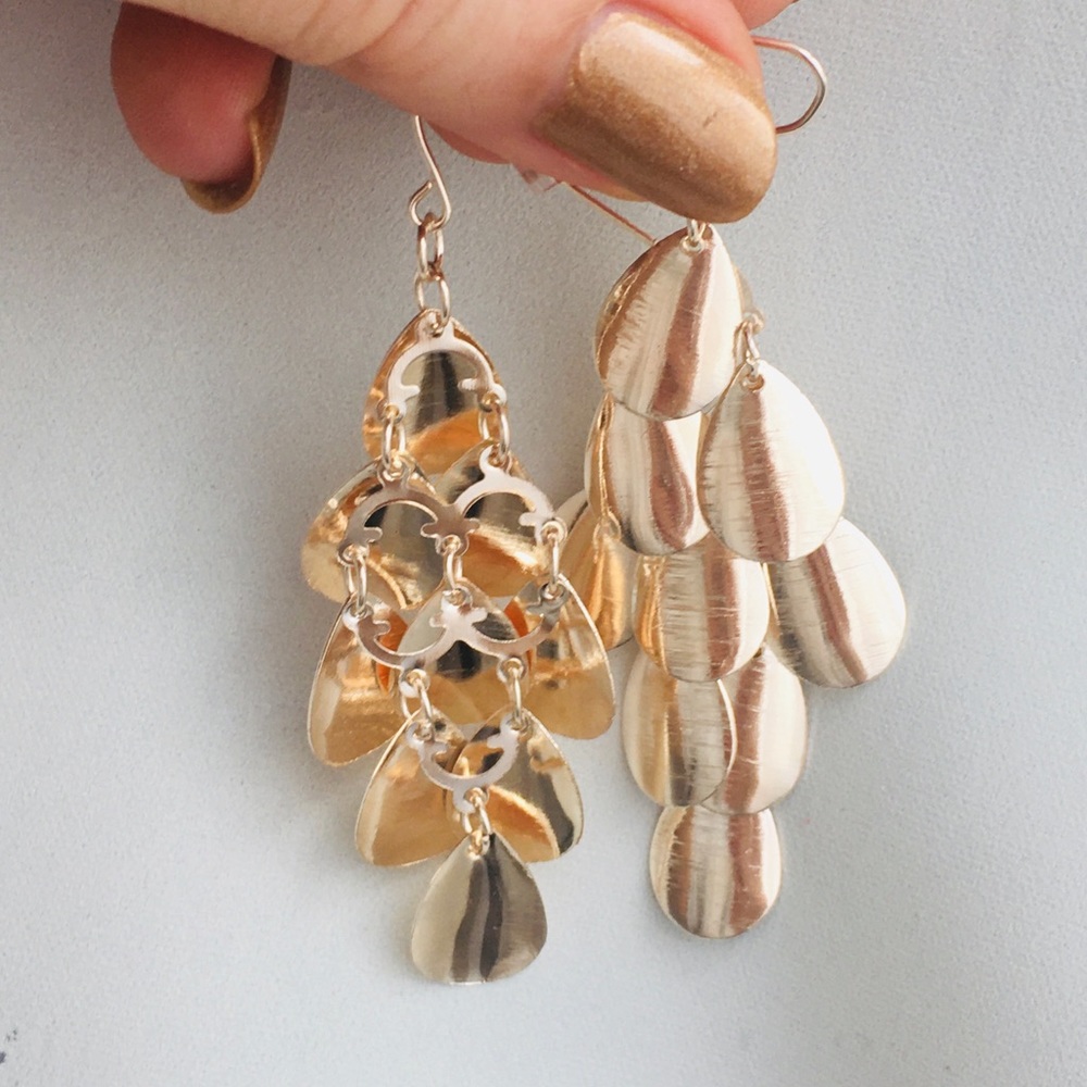 New teardrop shape earrings - Picture 4 of 8